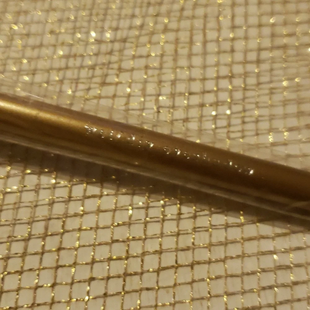 🌟HP🌟❇️🧚‍♀️Bareminerals RARE Lim Ed. Gold Wet/Dry Eyeshadow Brush NWT